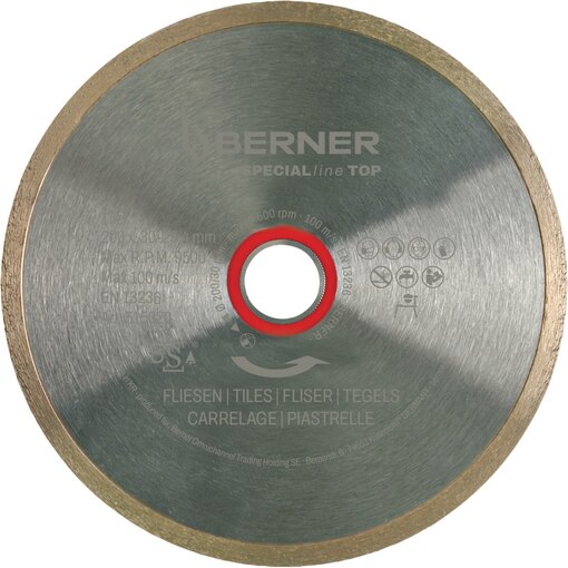 Disque diamant SPECIALline Top Tile 180x30/25,4 mm